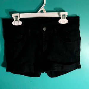 Black H&M Low-waisted Shorts